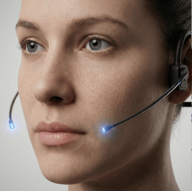 ScudoMind wearable device in use